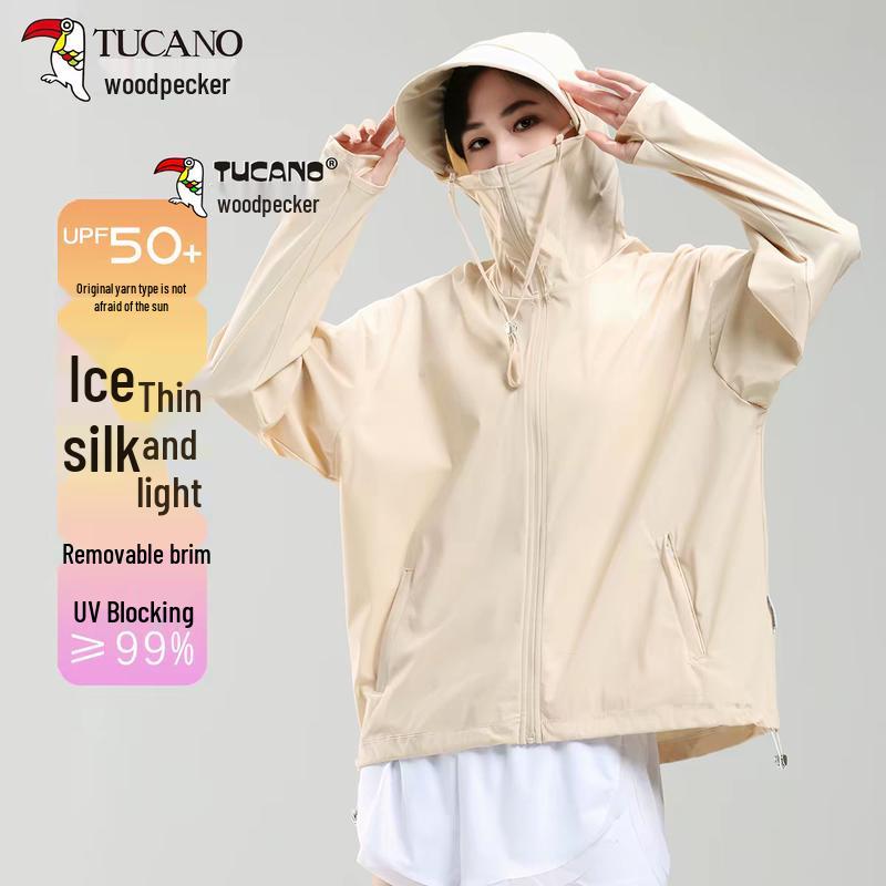 TUCANO Unisex UV Protection Hooded Ice Silk Jacket L