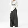 Women's High Waist Wide Leg Pants Solid Color Casual Loose Fit Trousers