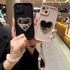 Applicable To OnePlus ACE3Pro Mobile Phone Case oneplusACE Soft Case 1 + Ace3v Love Mirror Bracelet Protective Case