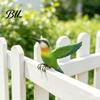 Outdoor Patio Ornament Resin Hummingbird Figurine, Clip?on Bird Statue for Fence, Flower Pot Tree Waterproof Animal Figurine Branch, Realistic