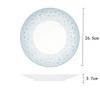 Retro Palace Style Ceramic Plate Creative Circular Steak Dessert Plate Luxury Hotel Exquisite Dining Plates Household Tableware