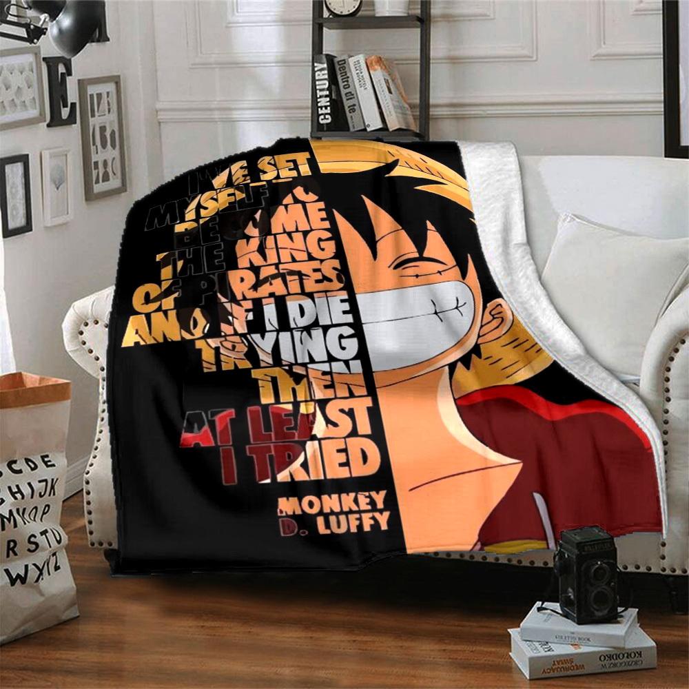 1pc One Piece Blanket Lightweight Flannel Blanket Throw Blanket For Sofa, Bed, Travel, Camping, Livingroom, Office, Couch