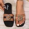 Donna Moda Lusso Sandali a Ciabatta a Fascia Singola Minimalisti Lisci Sandali Bassi da Esterno 2025 Estate Nuovi Infradito da Spiaggia Infradito Scarpe a Punta Aperta