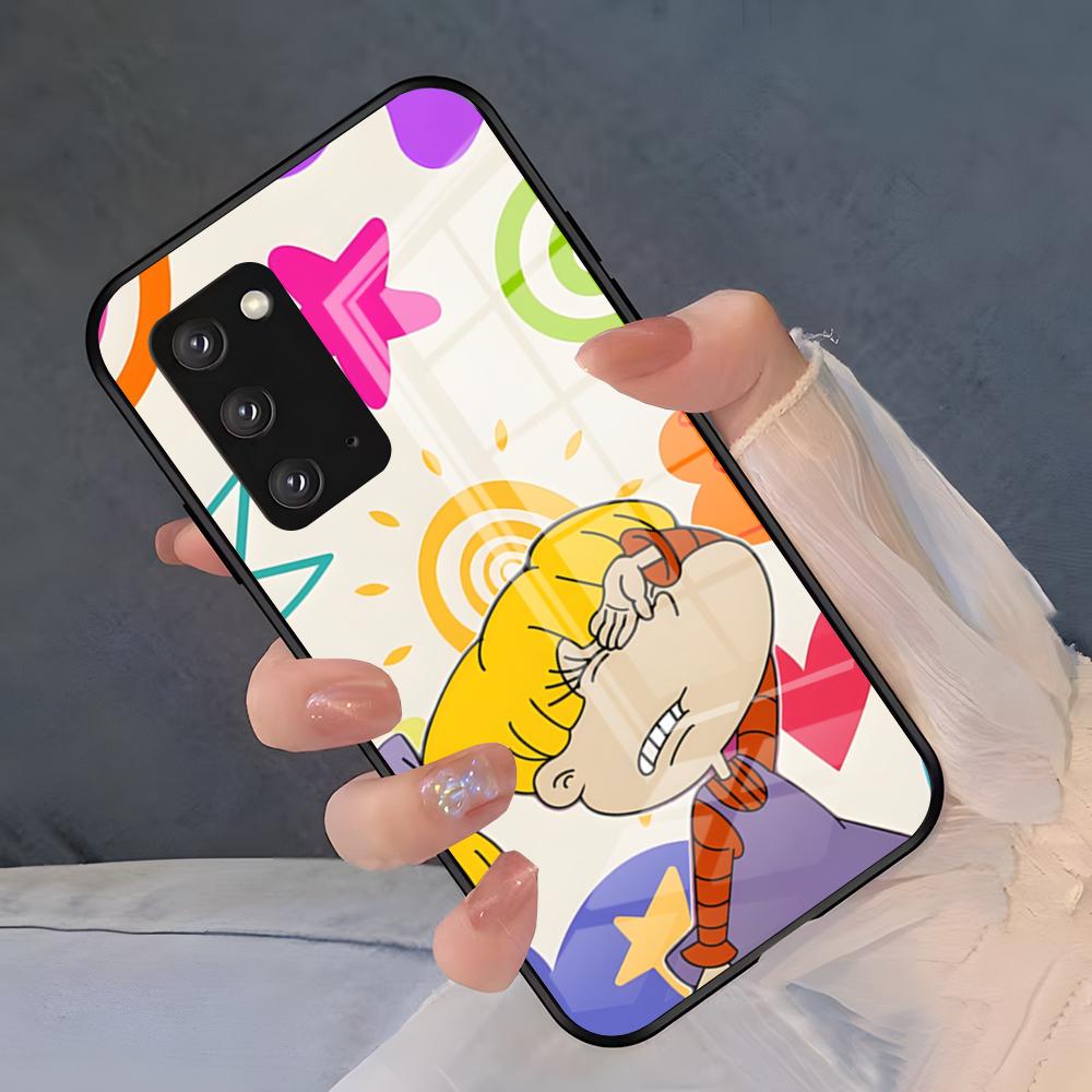 Cartoon R-Rugrats Phone Case For Samsung S26 S25 Plus S20 S20 Plus S22 Ultra S23 FE S21 Plus S21 Ultra Glass Cover