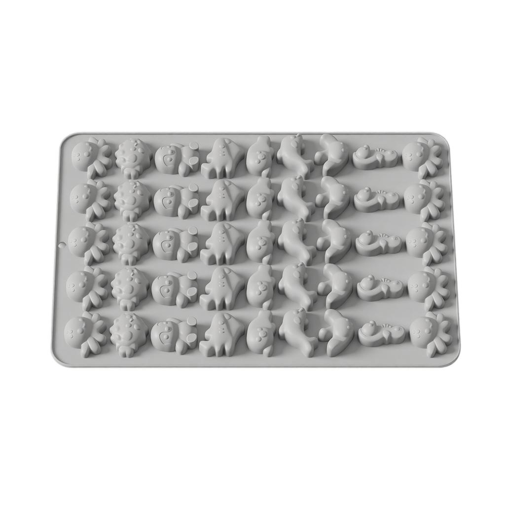 Animal Silicone Chocolate - Dolphin and Penguin Shapes, Food Grade Easy Release for Chocolate Candy and Baking, Non-Stick Flexible