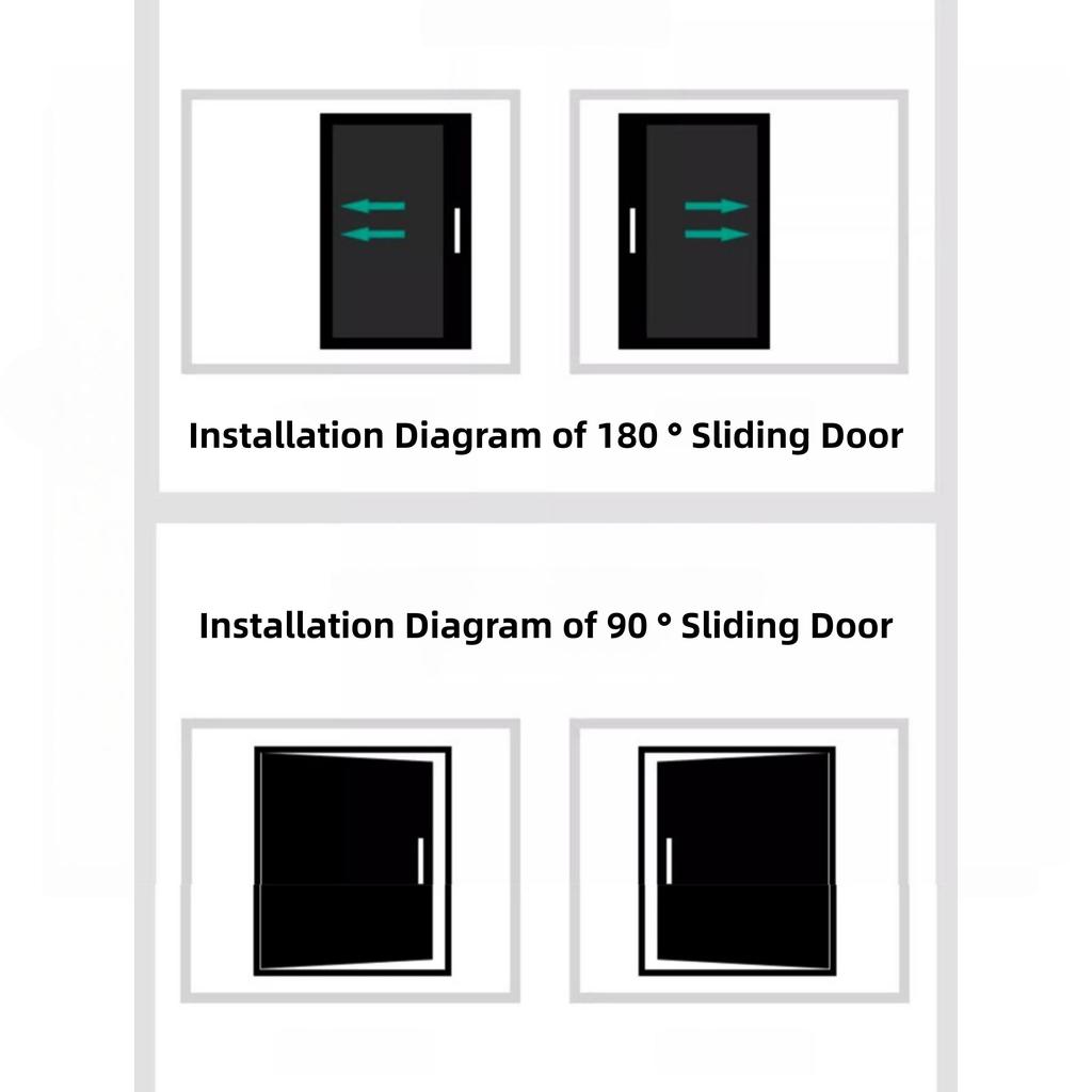 Hebilla de Puerta sin Perforación - Seguridad y Antirrobo | Acabado Elegante de Aleación de Aluminio