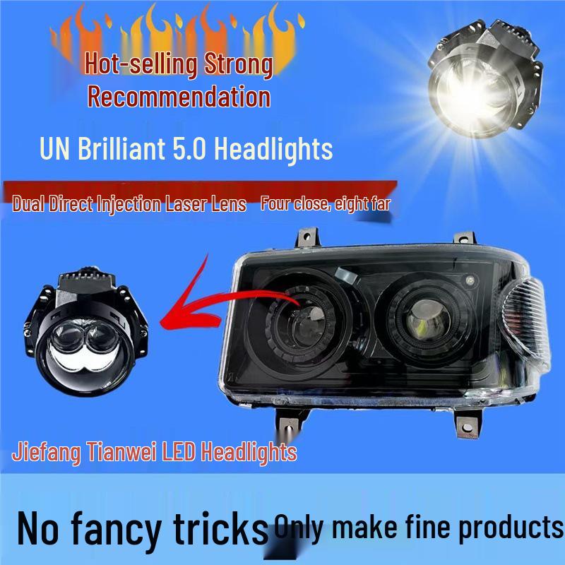 Qingdao Jiefang Tianwei LED Headlight Assembly for Jiefang Tianv Hanv Tuwv 4kg 8Y laser left