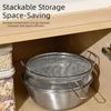 Durable 304 Stainless Steel Kitchen Drain Basket Reusable Round Kitchen Oil Filter Pan Filter Tray