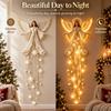 Glowing Angel Blessing Starfall Wall Light LED Light Heavenly Christmas Wall Decor  Home Decoration