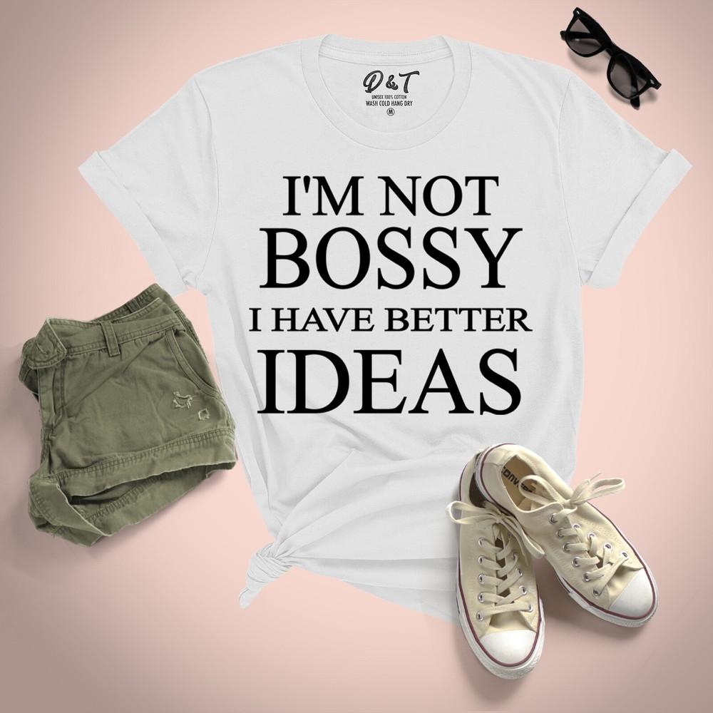 I Have Better Ideas Funny Unisexs T Shirt Slogan Uk Plus Size 824 Tee Top