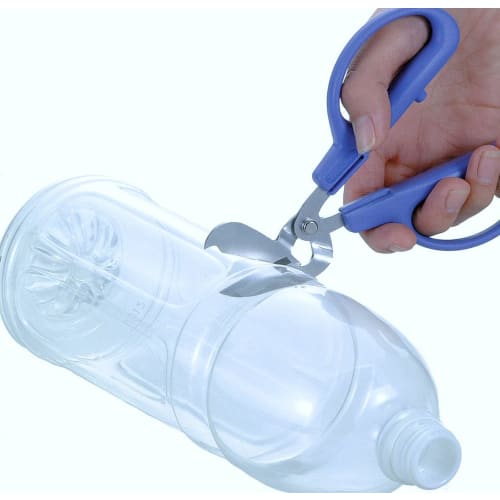 Hasegawa Cutlery Plastic Bottle Scissors, Blue, PS-50H, Overall Length: 16cm, Blade Length: 3.4cm