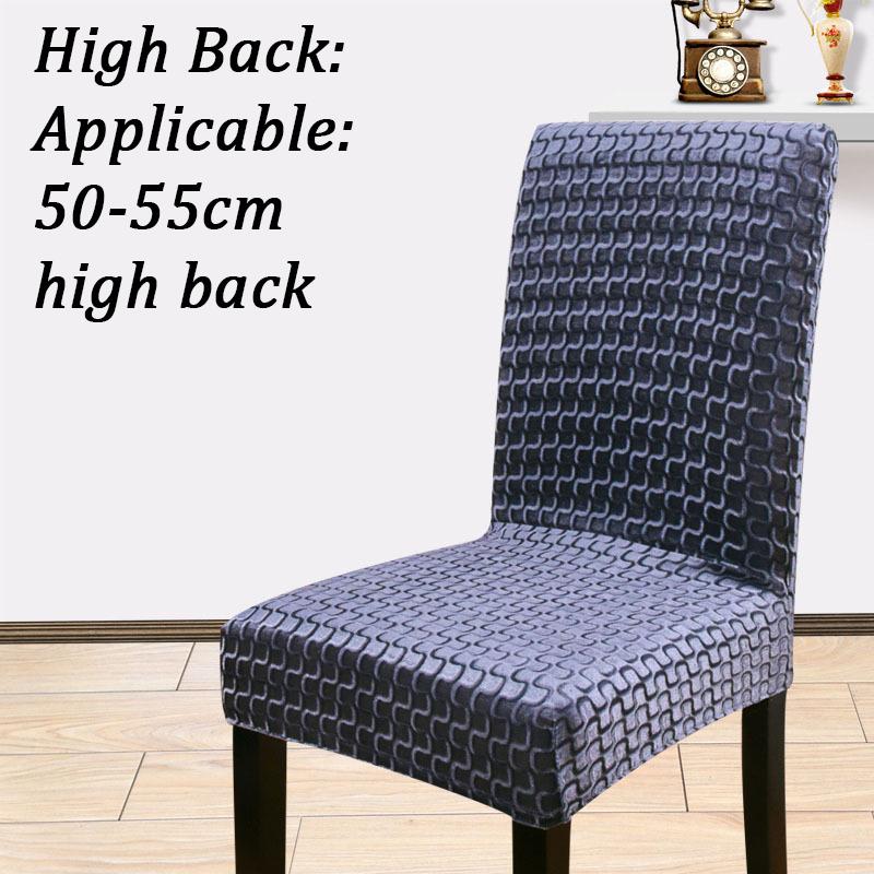 Spisebord Stoltrekk Stolpute Enkel Pute Krakktrekk Elastisk Husholdnings Spisestuestoltrekk Stoff