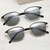 New Metal Frame Personalized Square Color Distortion Sunglasses Versatile For Men And Women Uv Sunglasses 1924