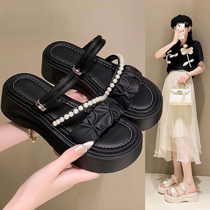 Two Platform Sandals Wear Two-in-one Sandals Women's Summer New Height-increasing Women's Shoes