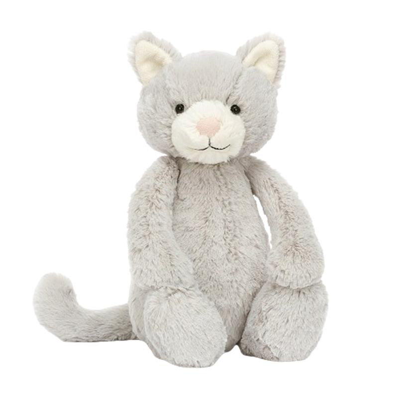 

JELLYCAT Shy Series Grey Kitten Cute Doll Plush Doll 31cm Tall
