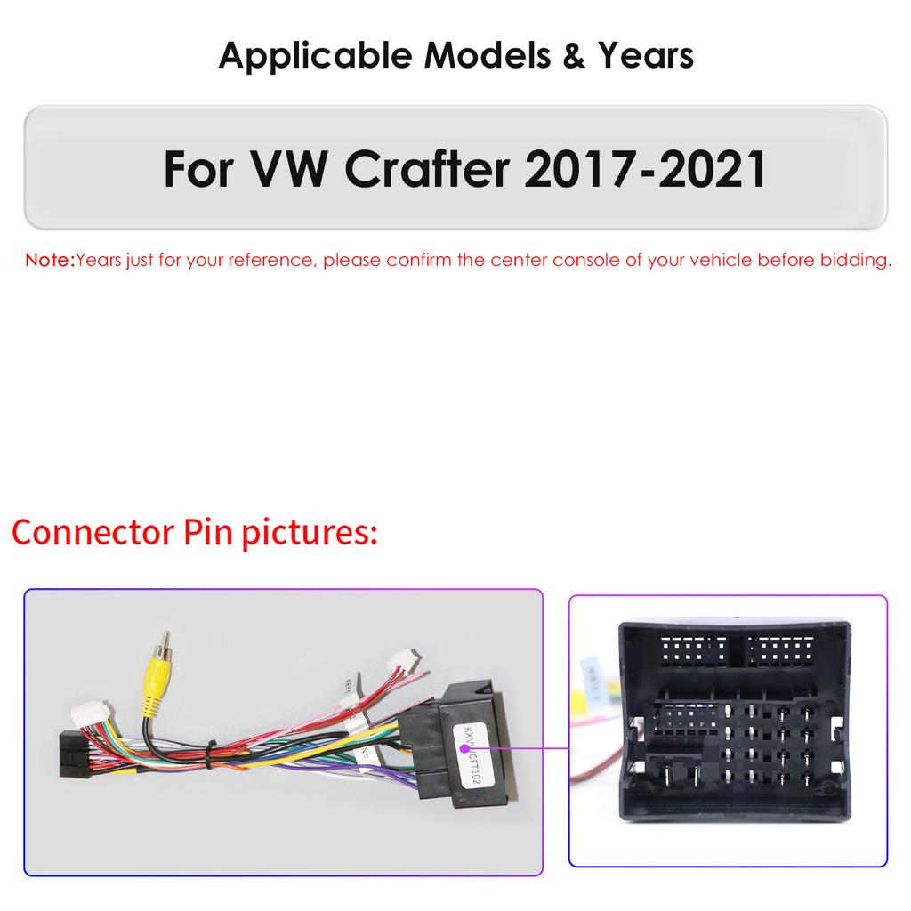 Hizpo Snapdragon Android Intelligent SCreen for Volkswagen Crafter 2017 - 2021 QLED Car Radio Multimedia Video Player GPS Stereo CarPlay Auto Audio