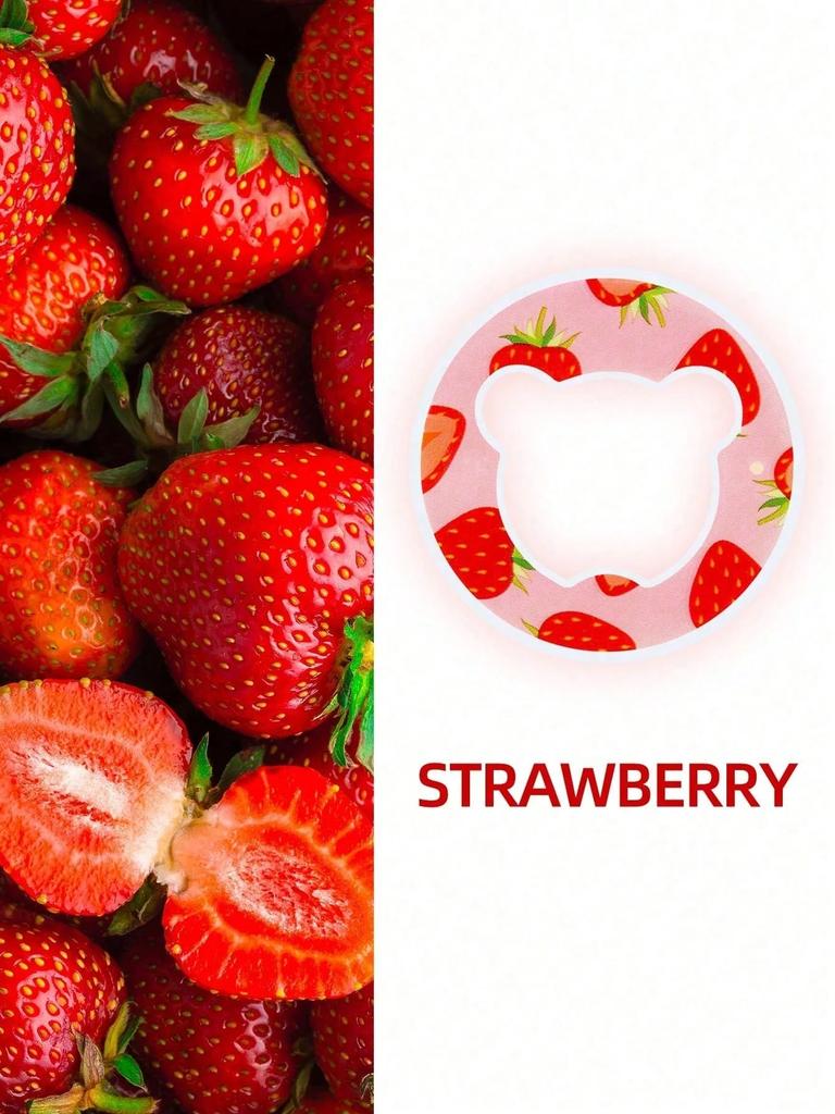 1pc Multi Flavour Fruit Flavour Rings For Water Cups, Little Bear Shape Flavour Rings For Water Cups Flavour Rings Drinking Tool