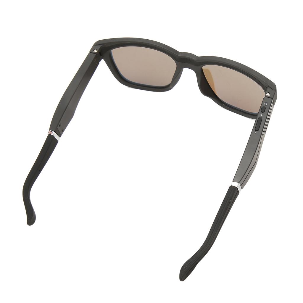 Smart Bluetooth Glasses Bone Conduction Noise Reduction Bluetooth 5.0 Wireless Sunglasses for Vacation Beach Driving