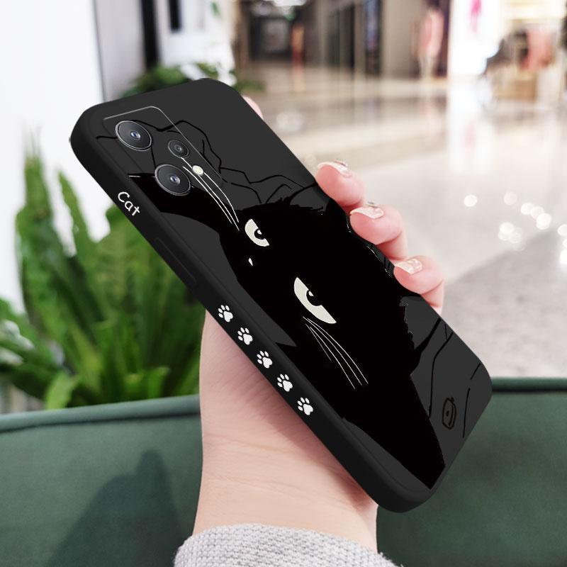 

Aggrieved Cat Case For OPPO Realme 9 9i 8 8i 7 7i 6 Pro Plus C30 C31 C35 C1 C11 C12 C15 C20 C21Y C25 C25S Cover Realme C1 чёрный