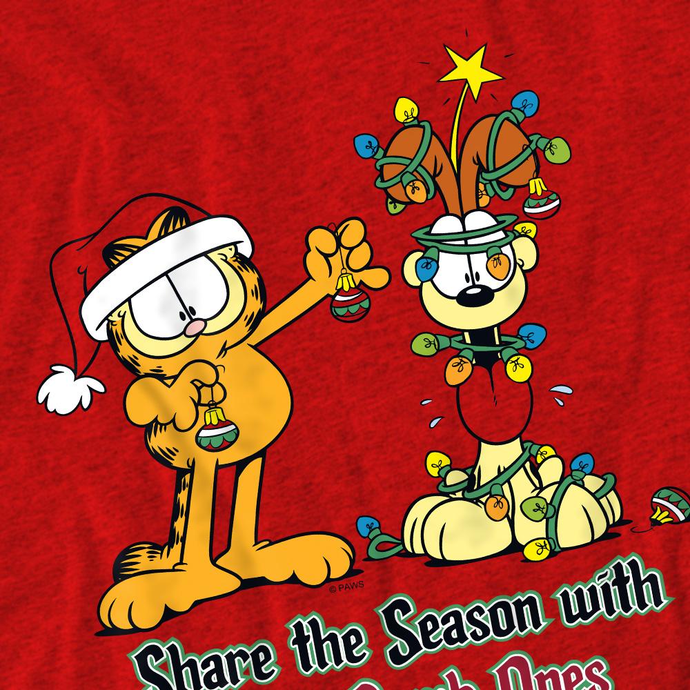 Garfield Unisex Adult Share The Season T-Shirt