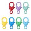 2 Pcs/bag Colourful Handmade DIY Keychain Zinc Zinc Alloy Spring Buckle 27MM Bag Pendant Accessories  Women