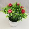 Add Color To Your Life Plastic Rose Mini Potted Plant Bonsai Home Decor