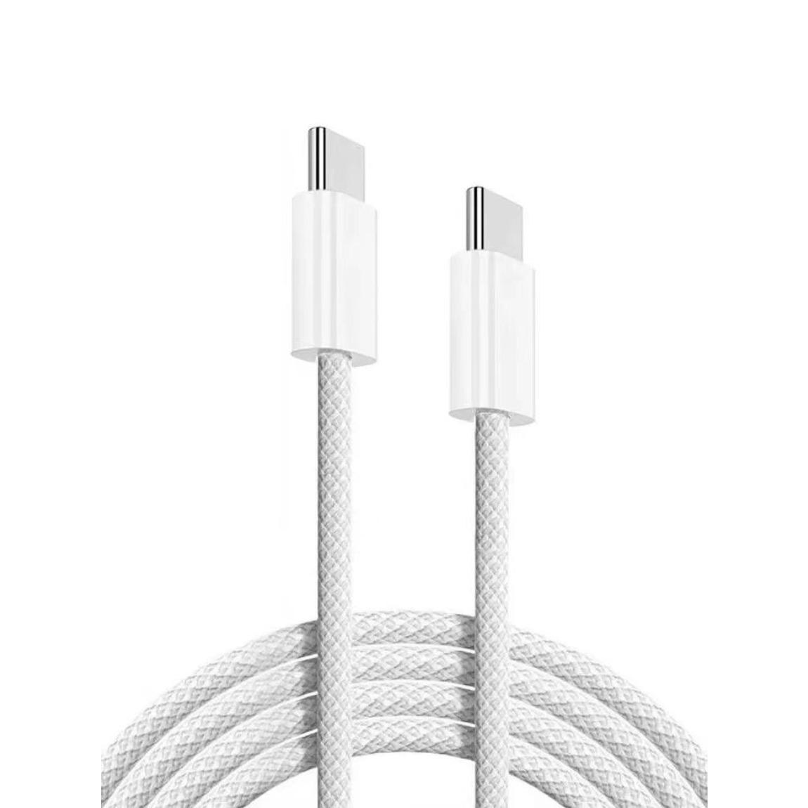 

Для iPhone 15 Pro Max 60 Вт PD плетеный кабель для быстрой зарядки 15Pro USB-C 15 Plus Type-C кабель для передачи данных 1m