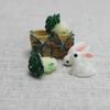 15 Pcs Lovely Miniature Mini Rabbit Resin Figurine Animal Decor Garden Fairy Ornament Flower Plant Pot Home