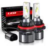 F3COB LED Car Headlight: H1 H4 H7 H11 9005 Bulb
