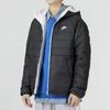 Nike Puffer Jackets Men's Black Hooded Moderate Quilted Padded Jacket DH2784-030