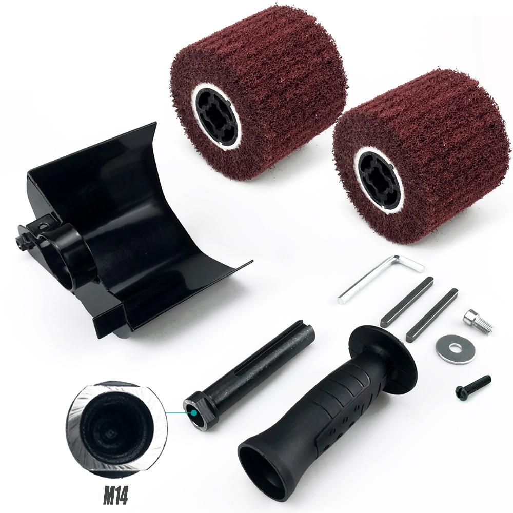 M10/M14 Multifunctional Electric Angle Grinder Burnishing Polishing Machine Attachment Accessories Metal Steel Wood Sander