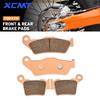 Motorcycle Metal & Brass Alloys Front And Rear Brake Pads For KTM SX SXF EXC EXCF EXCR XC XCW XCF XCFW MXC XCRW SXC 85-625 Parts