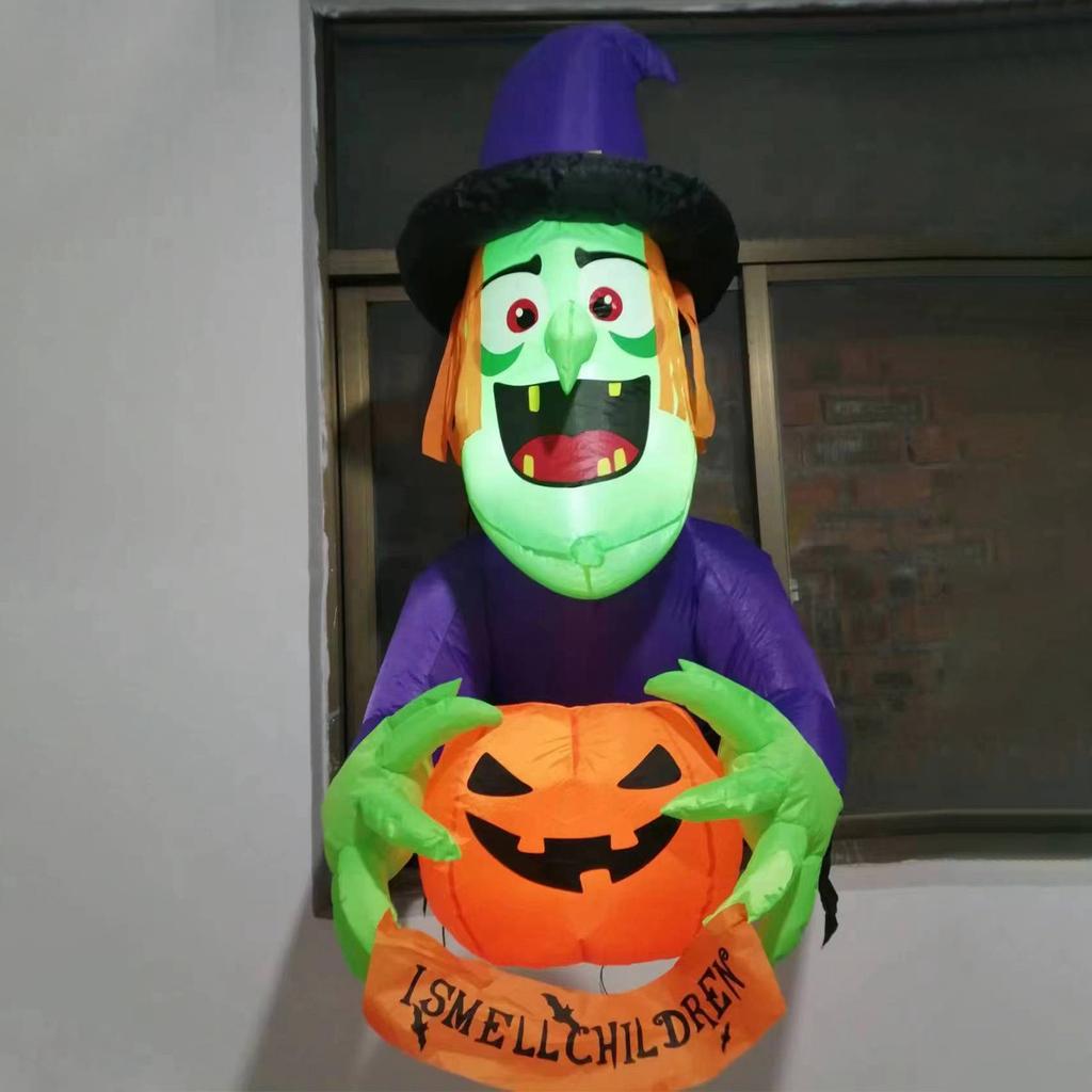 Halloween Inflatable  Glowing  Decoration Party Party Home Decoration Ornaments Easy To Install And Full Of Atmosphere