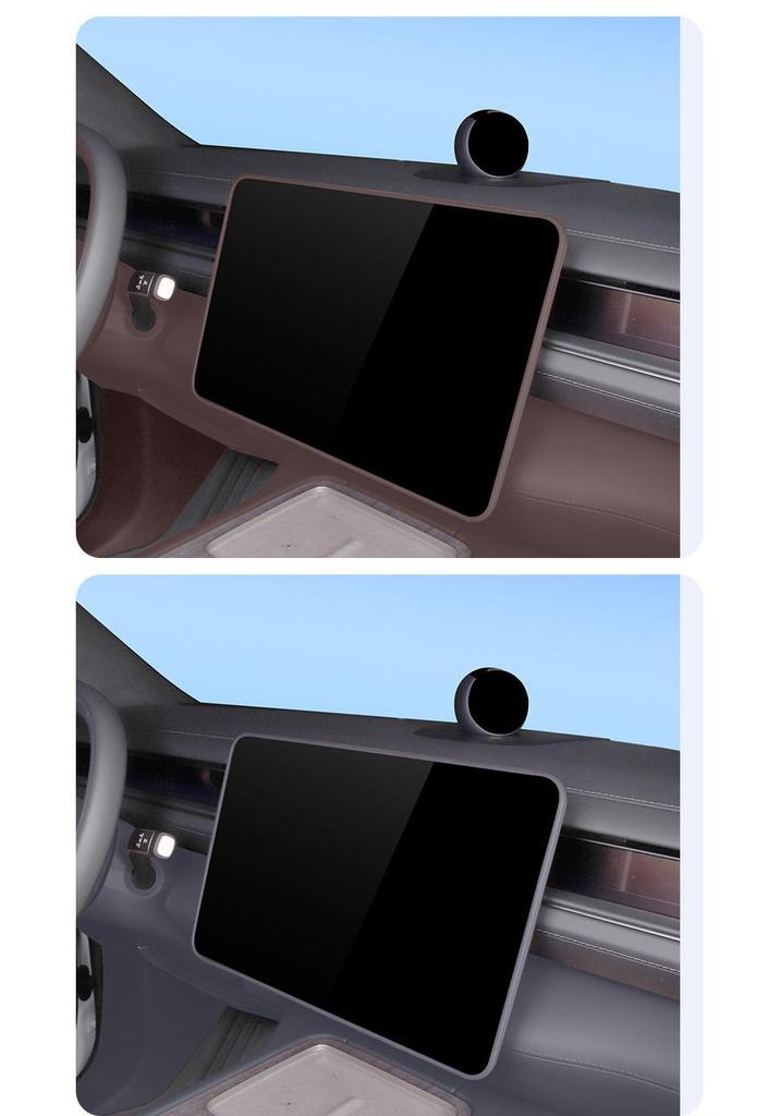 Silicone Screen Protector for NIO ES8: Compatible with Center Console, Navigation, and Rear Seat Screens.
