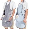 Hands Frees Cats Holder Hair Resistant Apron with Adjustable Strap Comfortable Breathable Carrying Bag for Pet