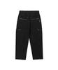 ISTKUNST Washed Cotton Double Knee Pants_Black(Ik2Efmpa10A)