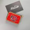 Ethnic Style Card Holder - Multi-layer Premium Hand-feel Vintage Delicate Beaded Zipper Pocket