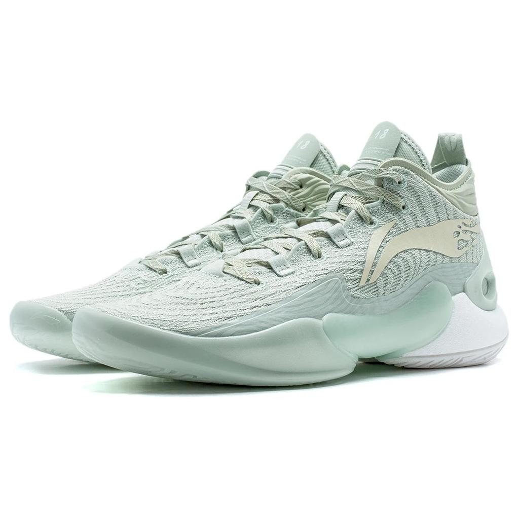 Li-Ning Yushuai 18 High 'Light Green White' Men's ABAU009-9