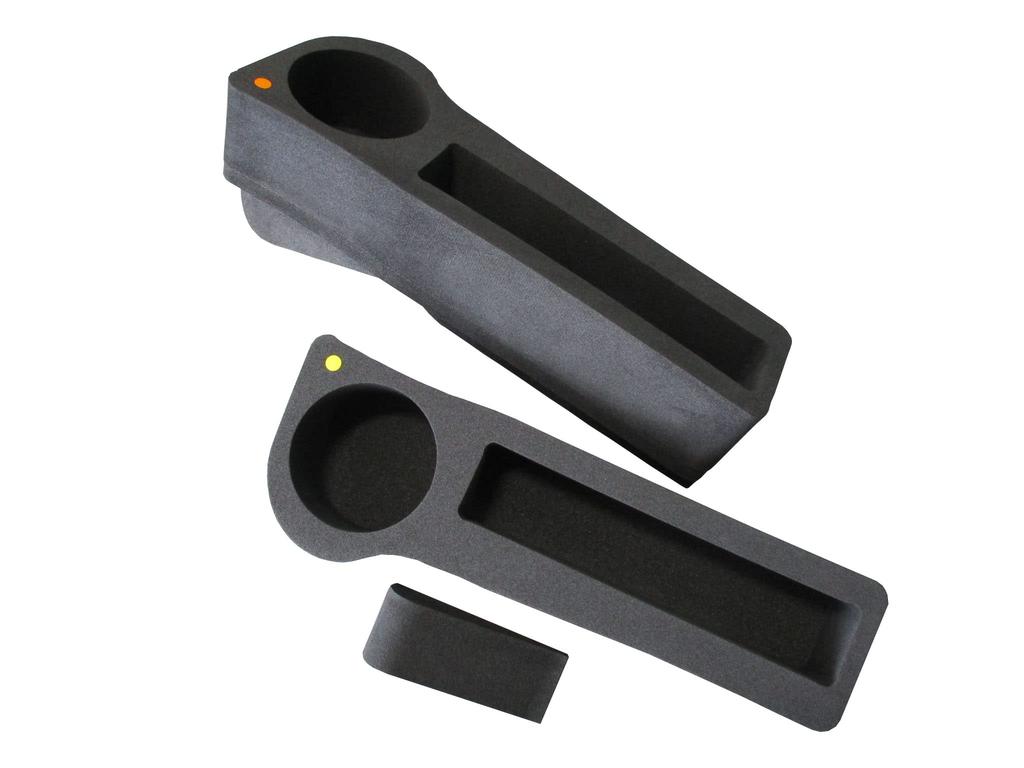 CASPORT Volkswagen Accessory Door Drink Easy Heat Left and Right Black T-Rock Storage, Sunglasses, Smartphone, Pocket, Holder, Installation,