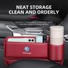 Multifunction Leather Car Seat Organizer Box Gap Filler With Cup Holder For Volkswagen VW GTI Rline R Polo Passat Magotan Tiguan