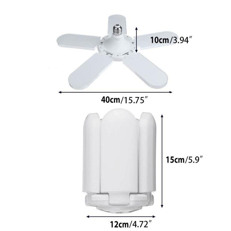 75W Ac85-265v Led Garážové Světlo 30000lm Nastavitelný Úhel Úspora Energie Super Jasné Stropní Světlo