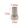 10 Stück 75-5 RG6 F-Typ Kabelstecker Koaxialkabel Schnellverbinder für RG6 Koaxialkabel Installation