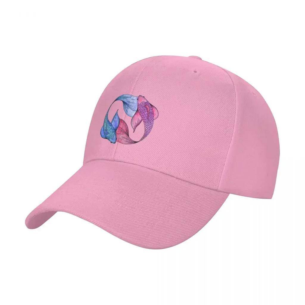 Coloured Koi Baseball Cap Vintage |-F-| Fashion Beach Golf Men Women's
