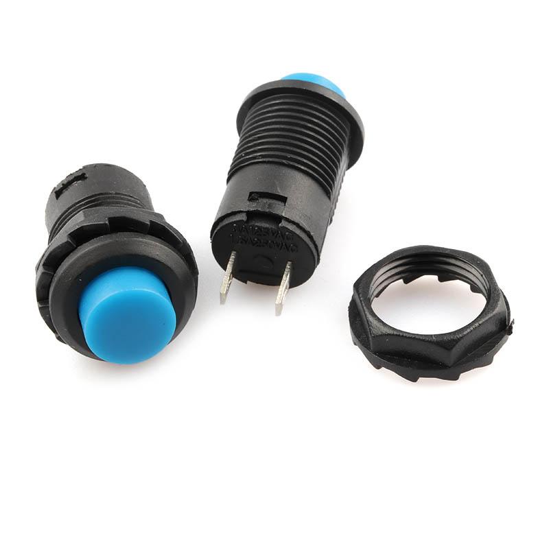 6pcs Self-Lock /Momentary Pushbutton Switches DS427 DS428 12mm OFF- ON Push Button Switch 3A /125VAC 1.5A/250VAC DS-427 DS-428