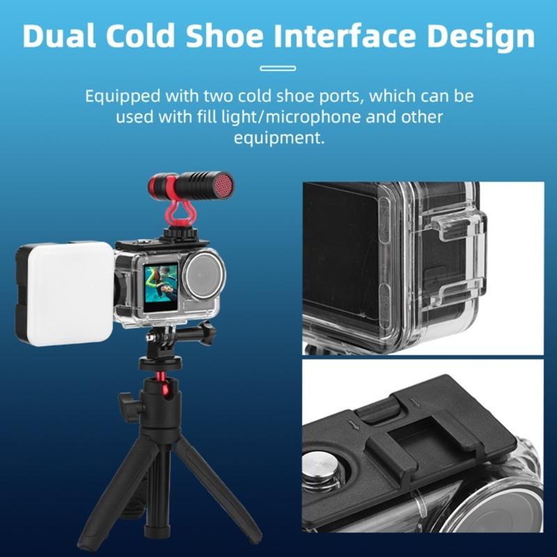 Waterproof Diving Housing Cover for ACTION4 Camera Capture Amazing Photos in Water