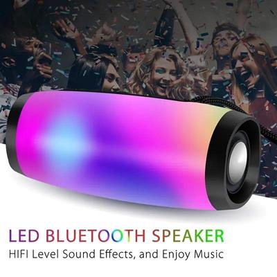 Boost Your Outdoor Parties with This Portable Wireless Speaker - Colorful LED Light & 3D Stereo Bass!