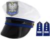 Police Hat with Epaulets for Adults