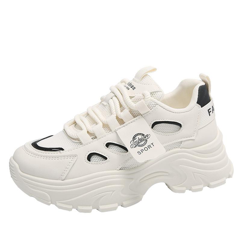 New Dad Shoes Women's Summer Student Sports Running Shoes Casual Shoes Platform Heightening Shoes -