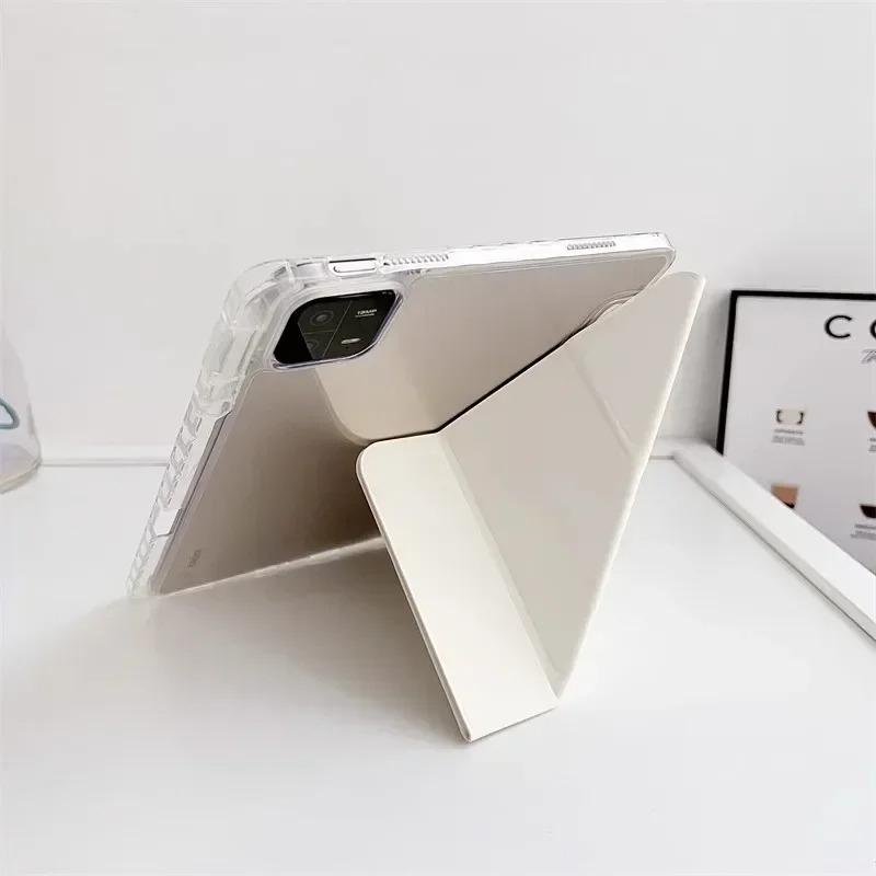 Para Xiaomi Pad 5/6/7/8 Xiaomi Pad 7/7 Pro 2024 de 11,2 pulgadas, y Redmi SE 11''/8,7'' – Funda Plegable en Y de Acrílico con Función de Sueño/Activación