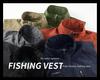 Schnelltrocknende Angel- und Fotoweste für Herren mit mehreren Taschen – Warme Outdoor-Weste für Herbst und Winter